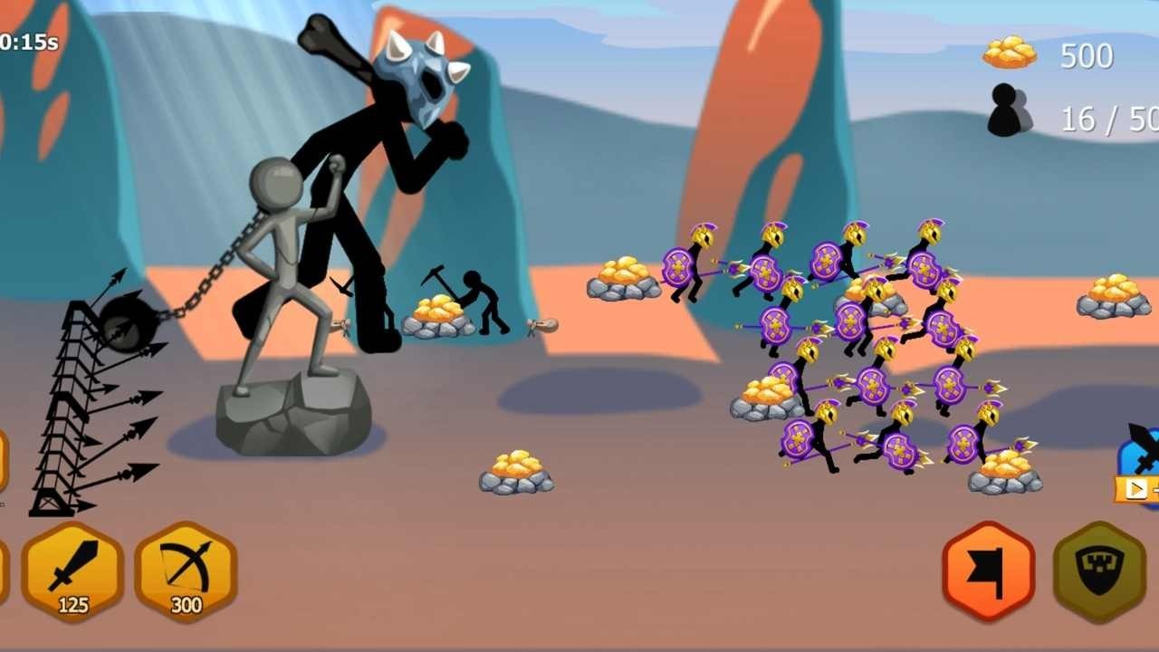 火柴人棍棒之战无限钻石版截图1