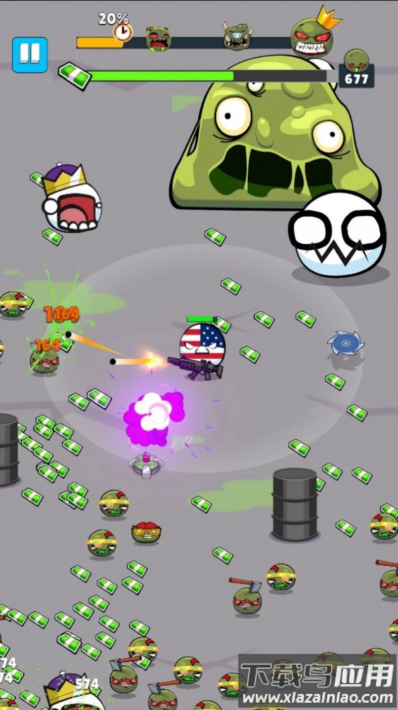 波兰球僵尸幸存者游戏最新版截图2