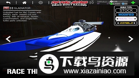 极限拖船竞速谷歌版(TOPFUEL HOTROD DRAG BOAT RACING)最新版截图4