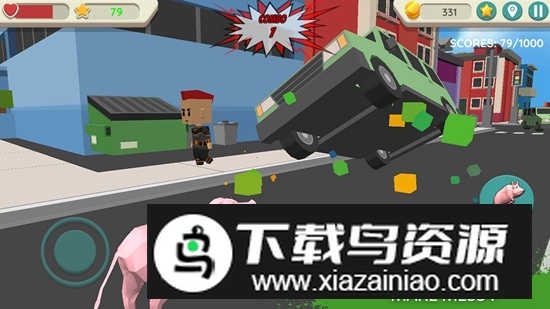 疯狂小猪模拟器游戏(Crazy Pig Simulator)最新版截图1