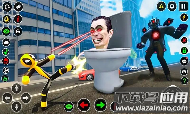 火柴人厕所怪物大战截图2