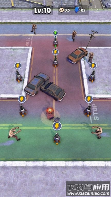 僵尸攻击谜题游戏(Zombie Attack Puzzle)截图1