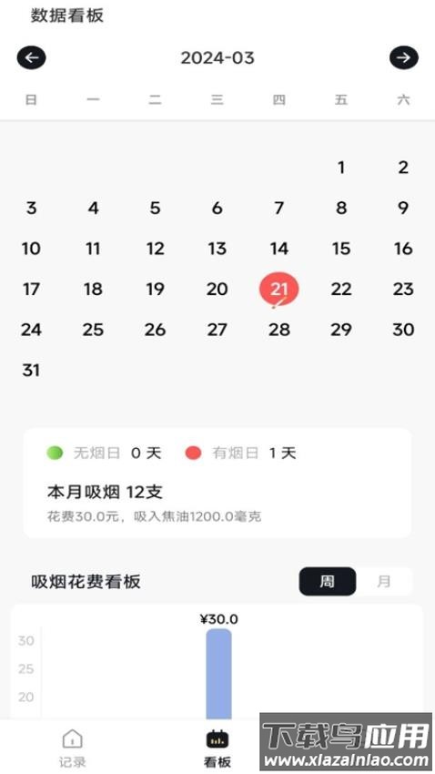 今日戒烟记录app最新版截图1