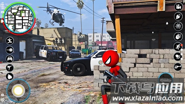 火柴人绳索蜘蛛侠下载官方版最新版截图2