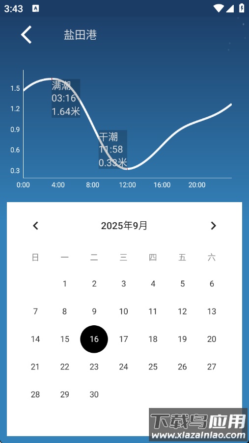潮汐预报官方版截图2