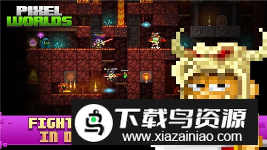 PixelWorlds像素世界沙盒内置菜单最新版截图5