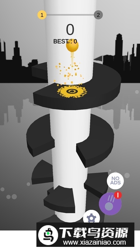 Helix Jump螺旋跳跃皮肤解锁无广告版截图1