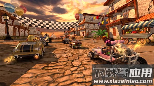 沙滩车竞速手游(BB Racing)截图4