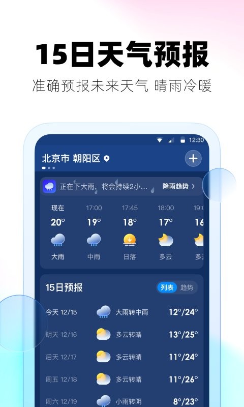 极光天气2025新版本截图1