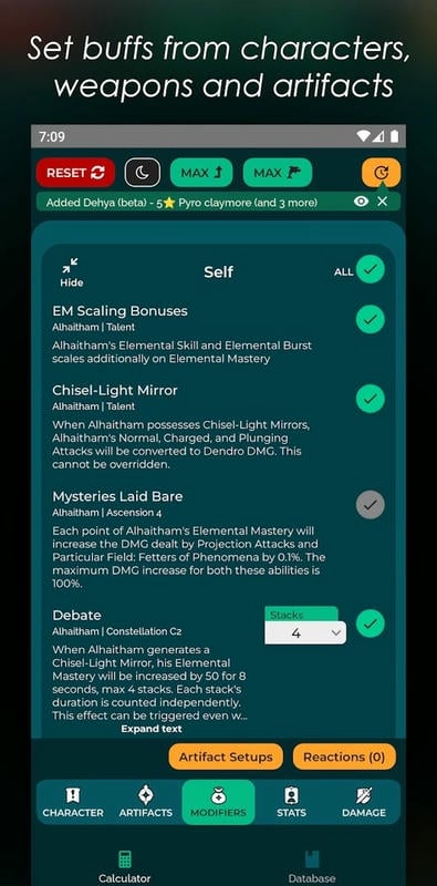 原神伤害计算器手机版(Miku for Genshin)最新版截图2