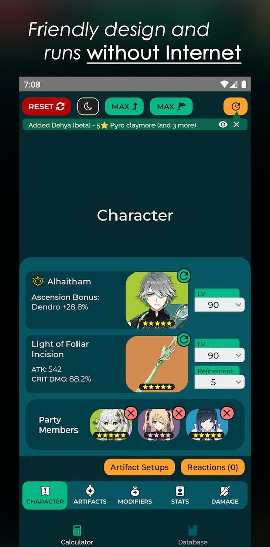 原神伤害计算器手机版(Miku for Genshin)最新版截图3