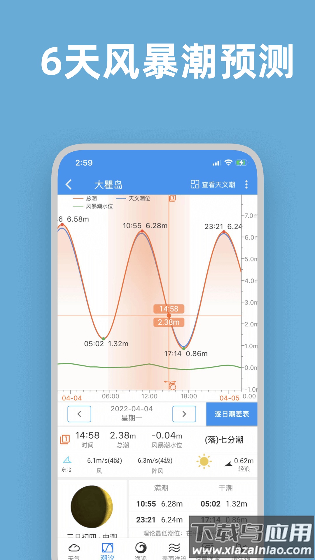 流浪潮汐天气预报最新版截图2