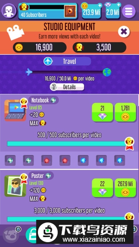 播客营销游戏破解版无限钻石截图2