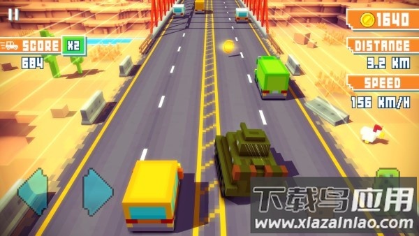 方块公路高速赛车游戏下载安装截图1