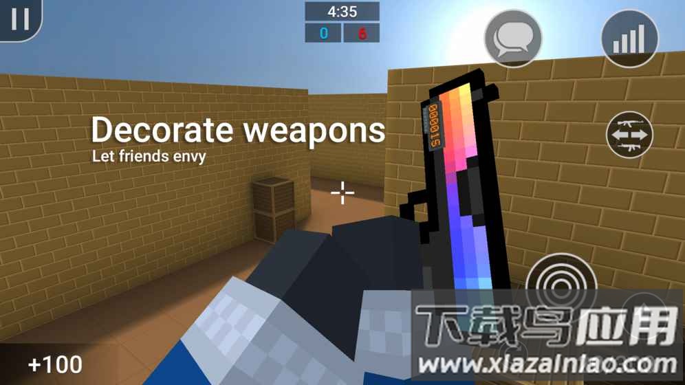 块状射击游戏下载安装(Blocky Shoot)截图1