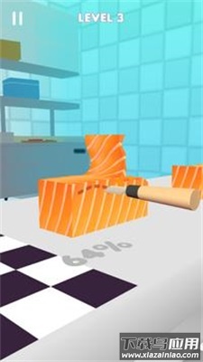 3D寿司卷烹饪(Sushi Roll 3D)截图3