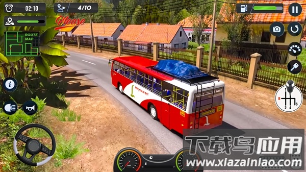 现代大城市长途汽车3D游戏下载(Modern Grand City Coach Bus 3D)截图2