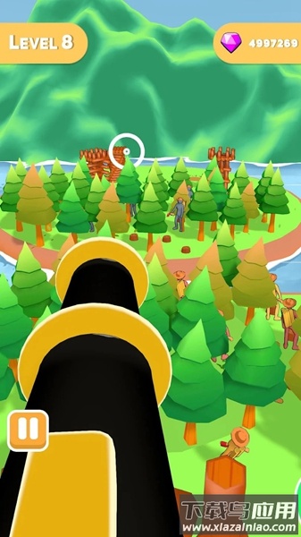 伐木工人城堡游戏下载安装(LumberJack Castle)截图1