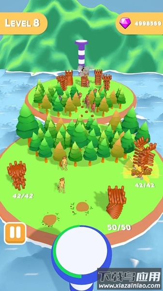 伐木工人城堡游戏下载安装(LumberJack Castle)截图2