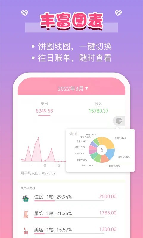 女生记账手机版最新版截图2