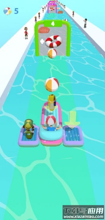 水滑梯跑酷游戏下载(Waterslide Run)截图2