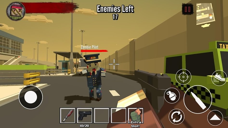 方块僵尸生存2内置作弊菜单(Blocky Zombie Survival 2)最新版截图1