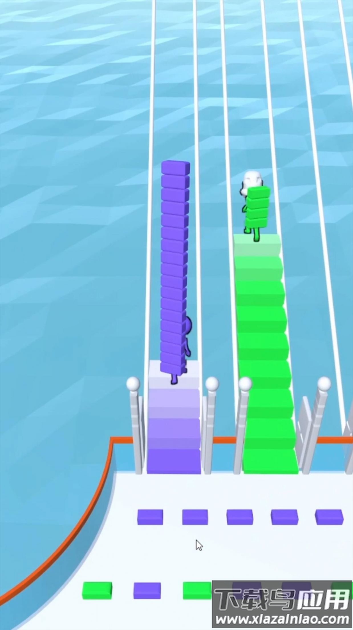 桥梁建造跑游戏(Bridge Race)截图3