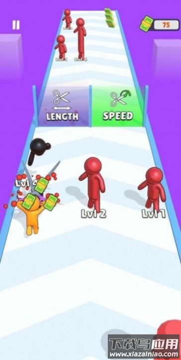 剪刀人跑酷游戏下载(Scissors Warrior)截图1