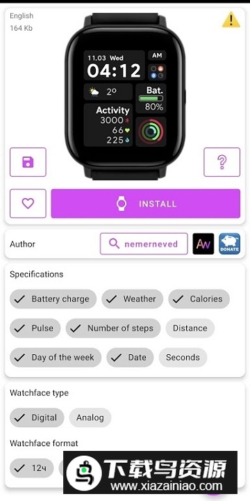 AmazFit Bip Cor WatchFaces(华米手表3表盘商城APP安卓版)截图4