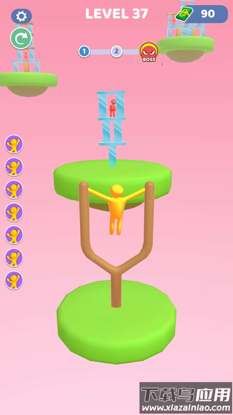 人类弹弓游戏下载(Human Slingshot)截图2