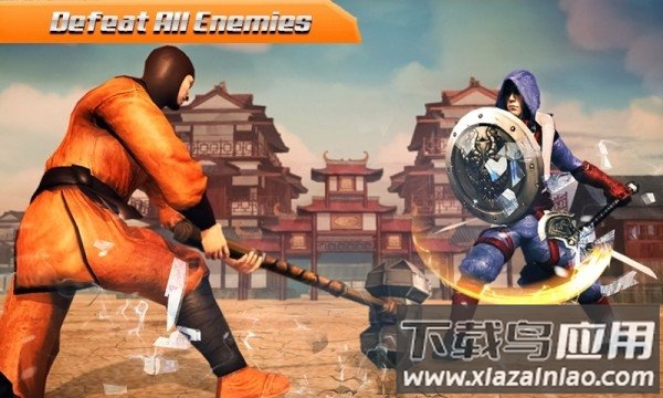 忍者英雄搏击Ninja King Fighting Games: Superhero Kung Fu Fight截图1