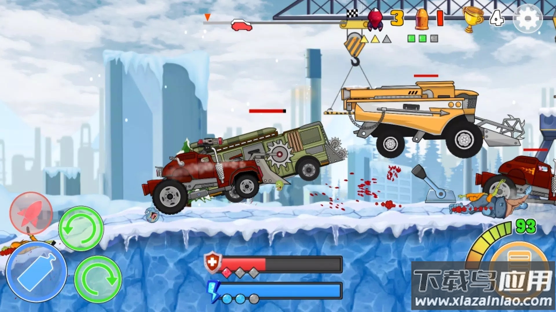 僵尸碰撞赛车最新版截图3