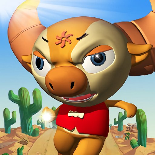 大角牛向前冲小游戏