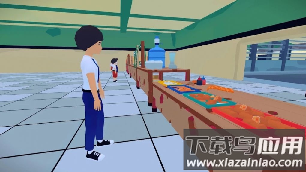 学校自助餐厅模拟器游戏(Kantin Sekolah Simulator)截图3