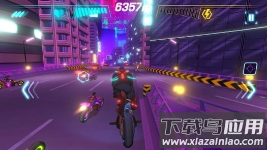 霓虹车手游戏(Neon Riders)截图3