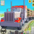 原木货运卡车游戏(Log Cargo Transport Truck Game)