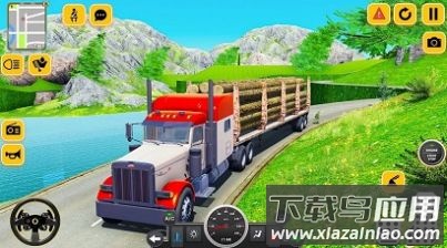原木货运卡车游戏(Log Cargo Transport Truck Game)最新版截图3