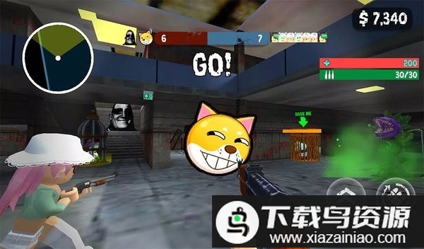 恐怖面孔花园枪手手机版(Horror Face Garten Shooter)最新版截图3