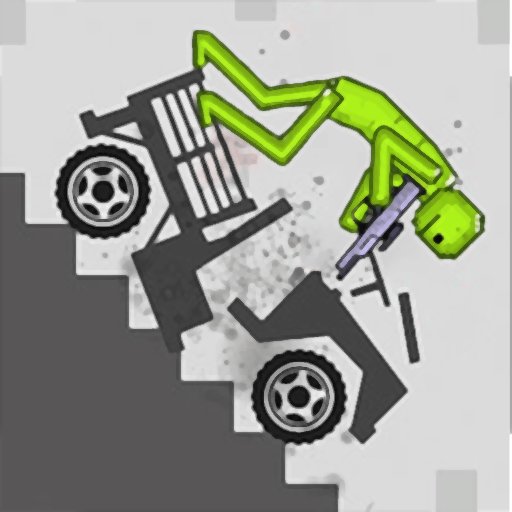 火柴人撞车游戏