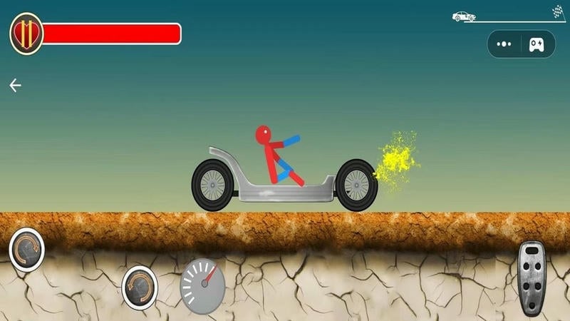火柴人撞车游戏截图1