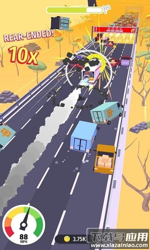 横冲直撞粉碎公路最新版截图1