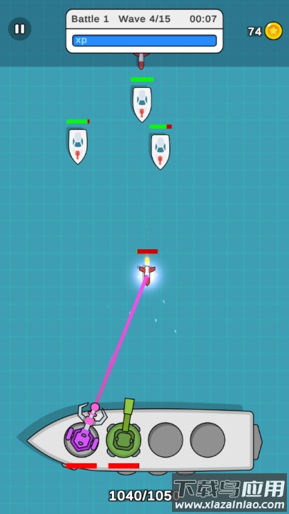 海上卫士游戏(Sea Defenders: Idle Shooter)最新版截图4