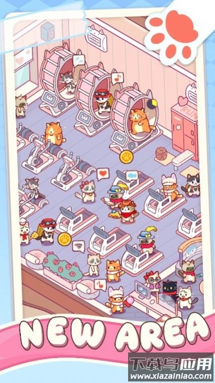 猫咪健身房游戏(Kitty Gym: Idle Cat Games)最新版截图3