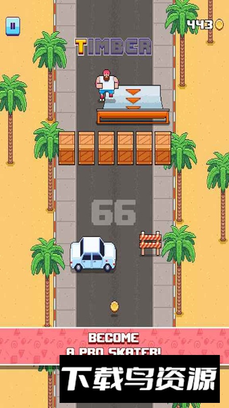Timber Roller伐木工跑酷游戏截图
