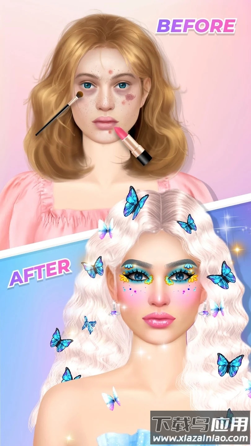 全能造型师:沉浸式美容化妆游戏(MakeOver)截图