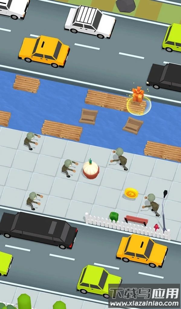 植物穿越逃亡之路3D游戏截图