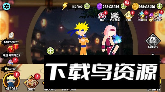 Stickman Ninja 3v3(火柴人忍者3v3无限水晶版无限金币版)截图3