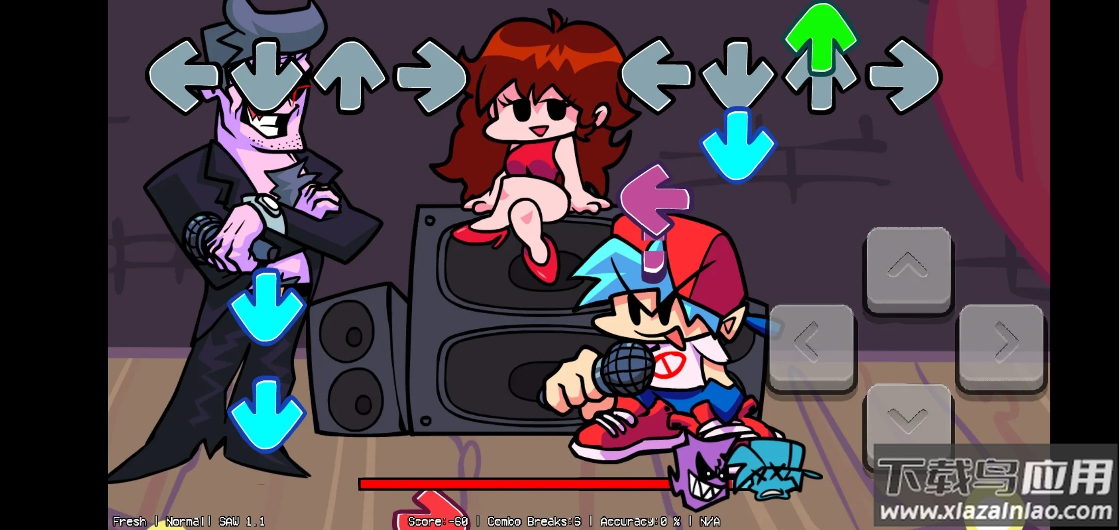 黑色星期五之夜晨空模组手游(Friday Night Funkin)最新版截图2