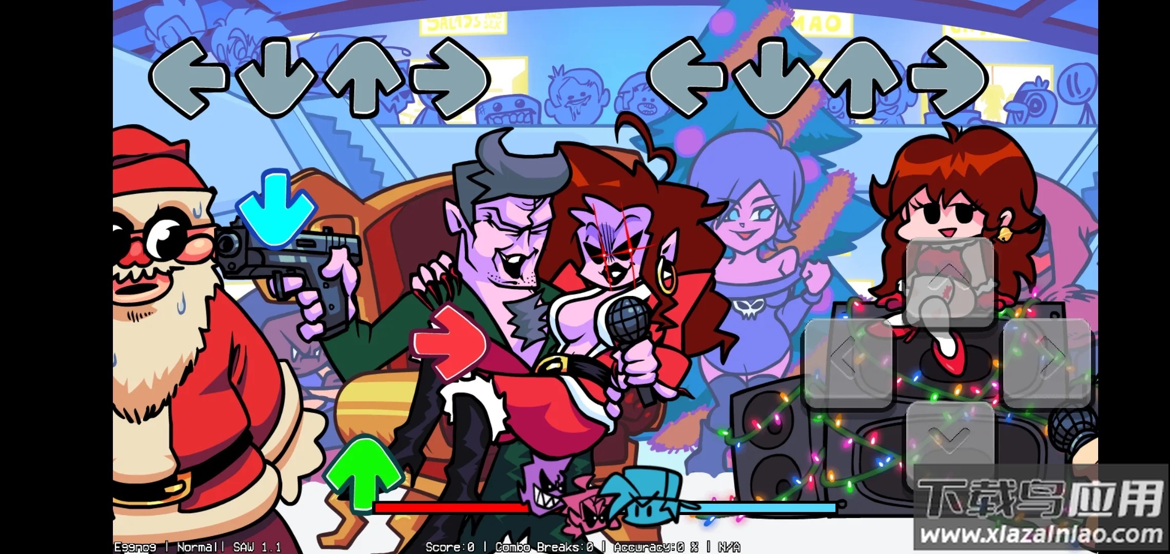 黑色星期五之夜晨空模组手游(Friday Night Funkin)最新版截图4