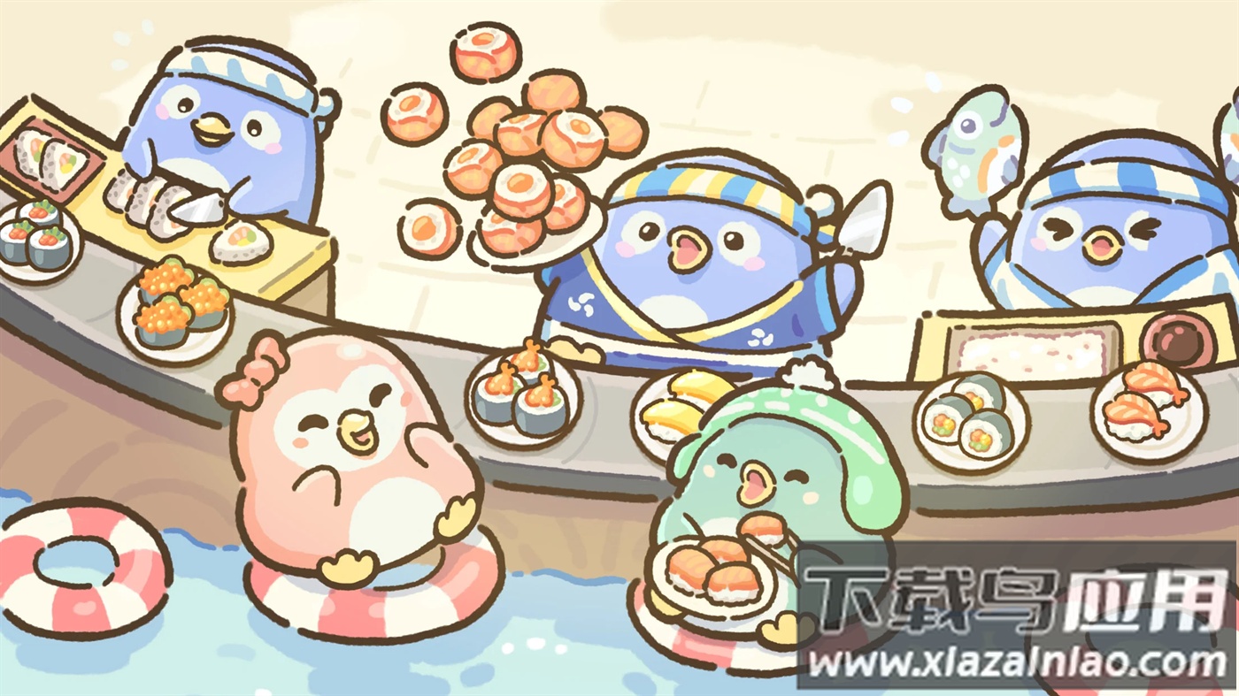 企鹅寿司酒吧最新版游戏(Penguin Sushi Bar)截图5